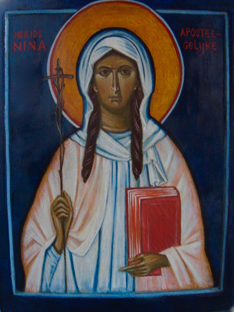 ikoon Heilige Nina - opdracht / bespoke